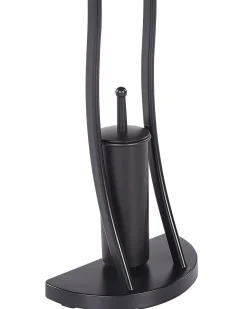 Stojak na papier toaletowy ze szczotką SOACHA Metal Czarny