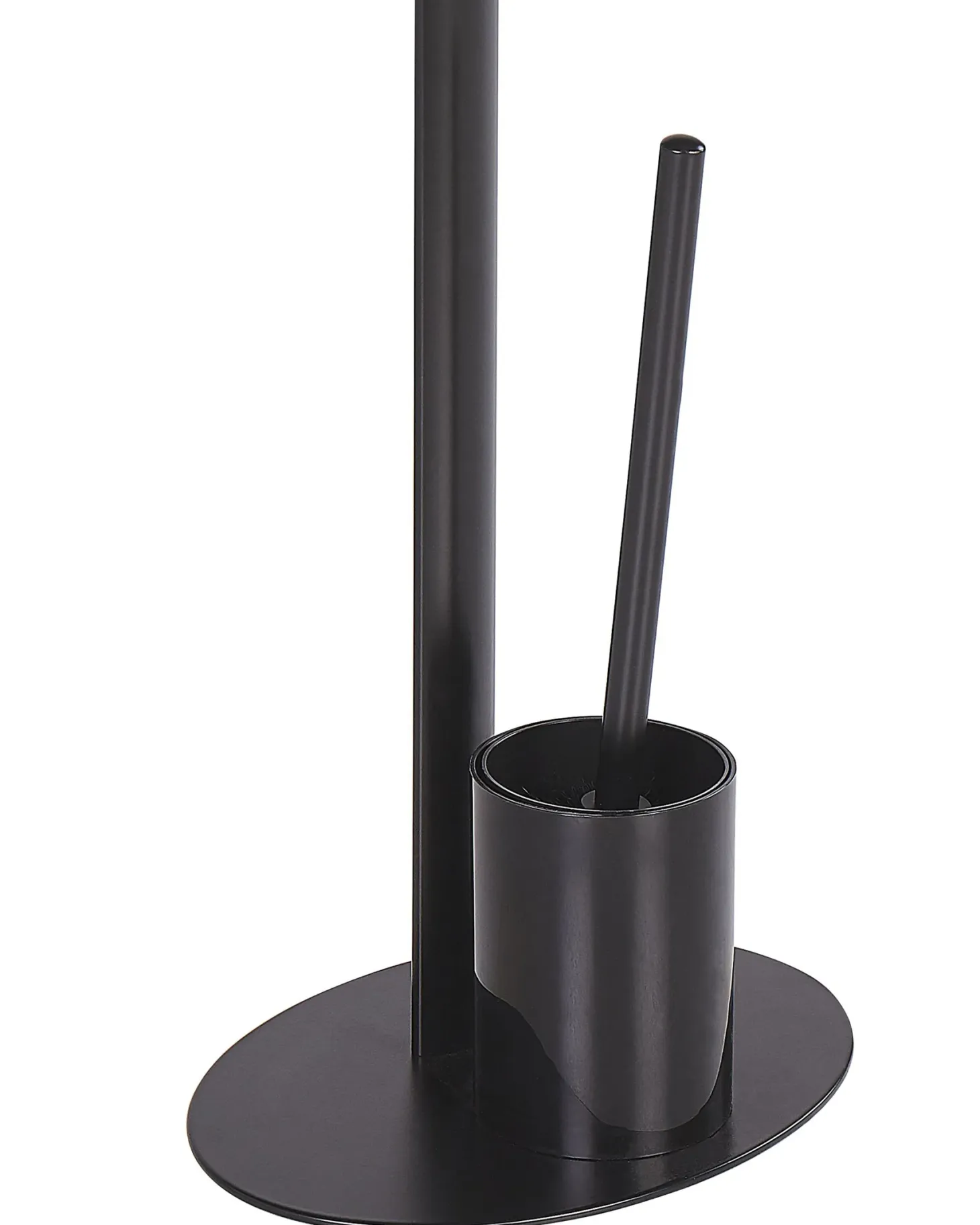 Stojak na papier toaletowy ze szczotką SARTO Metal Czarny