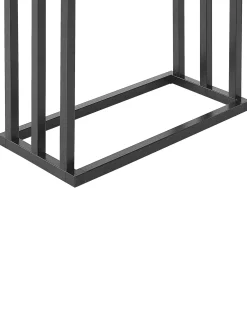 Stojak na ręczniki CHARRAS Metal Ciemnobrązowy