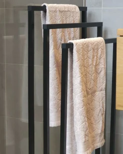 Stojak na ręczniki CHARRAS Metal Czarny