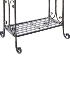 Stojak na ręczniki LINARES Metal Czarny