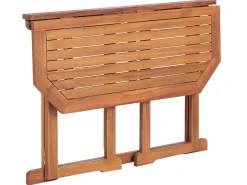 Stolik balkonowy TREIA 110 cm 47 cm Drewno akacjowe Brązowy
