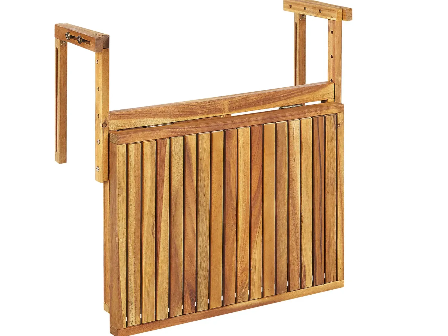 Stolik balkonowy UDINE 70 cm 69 cm Drewno akacjowe Brązowy