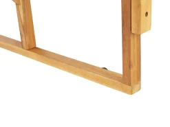 Stolik balkonowy UDINE 70 cm 69 cm Drewno akacjowe Brązowy