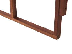 Stolik balkonowy UDINE 70 cm 69 cm Drewno akacjowe Brązowy