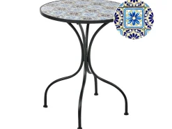 Stolik bistro AGGIUS 60 cm 60 cm Metal Czarny