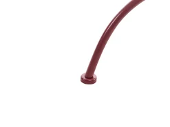 Stolik bistro ALBINIA 70 cm 70 cm Metal Burgundowy