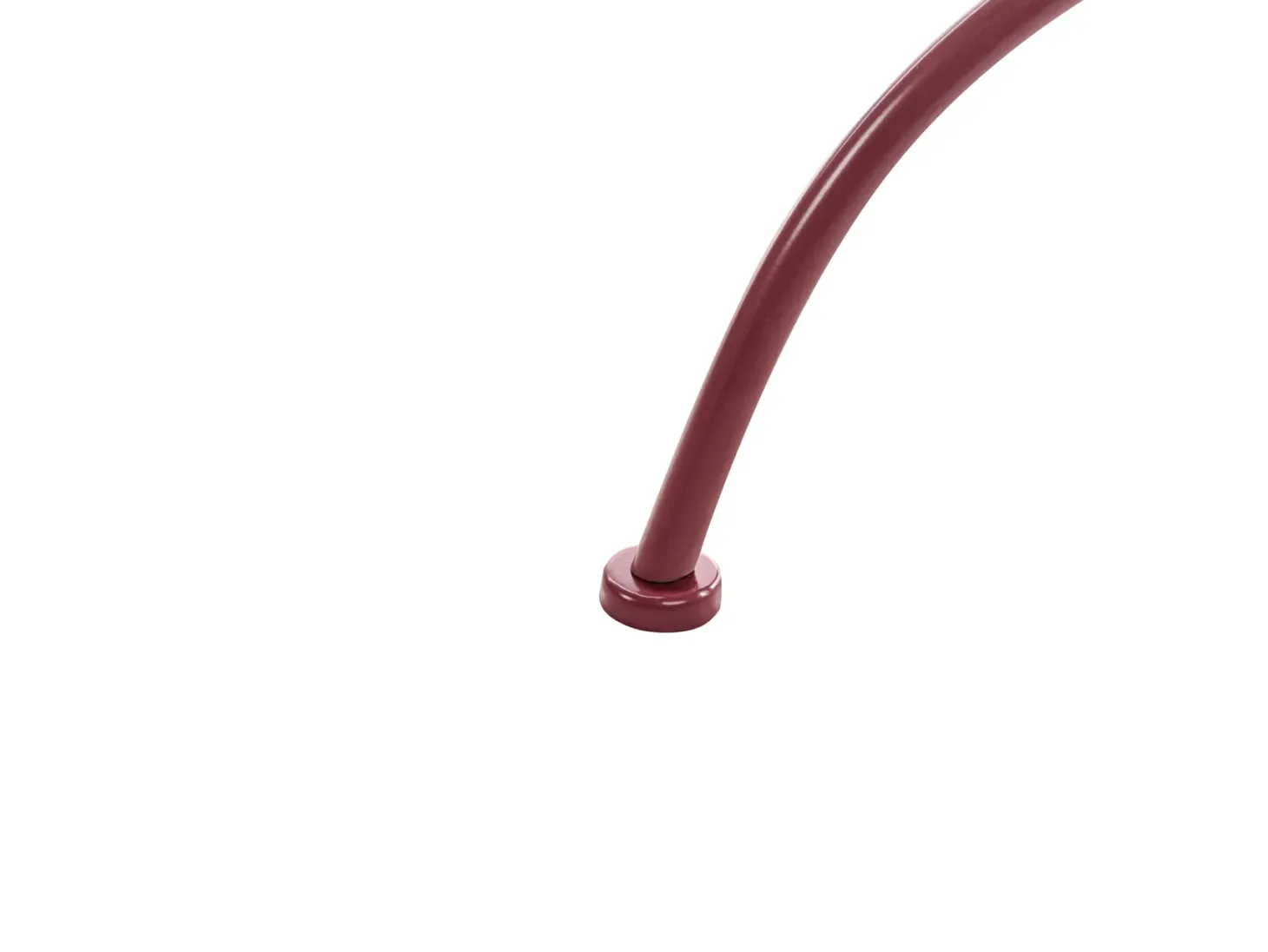 Stolik bistro ALBINIA 70 cm 70 cm Metal Burgundowy