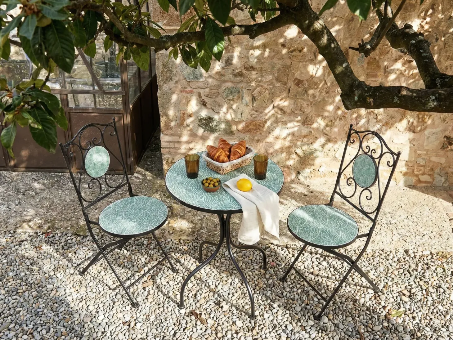 Stolik bistro ANAPO 60 cm 60 cm Metal Czarny