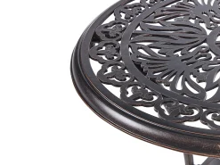 Stolik bistro ANDALO 68 cm 68 cm Metal Brązowy