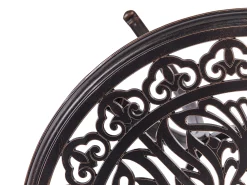 Stolik bistro ANDALO 68 cm 68 cm Metal Brązowy