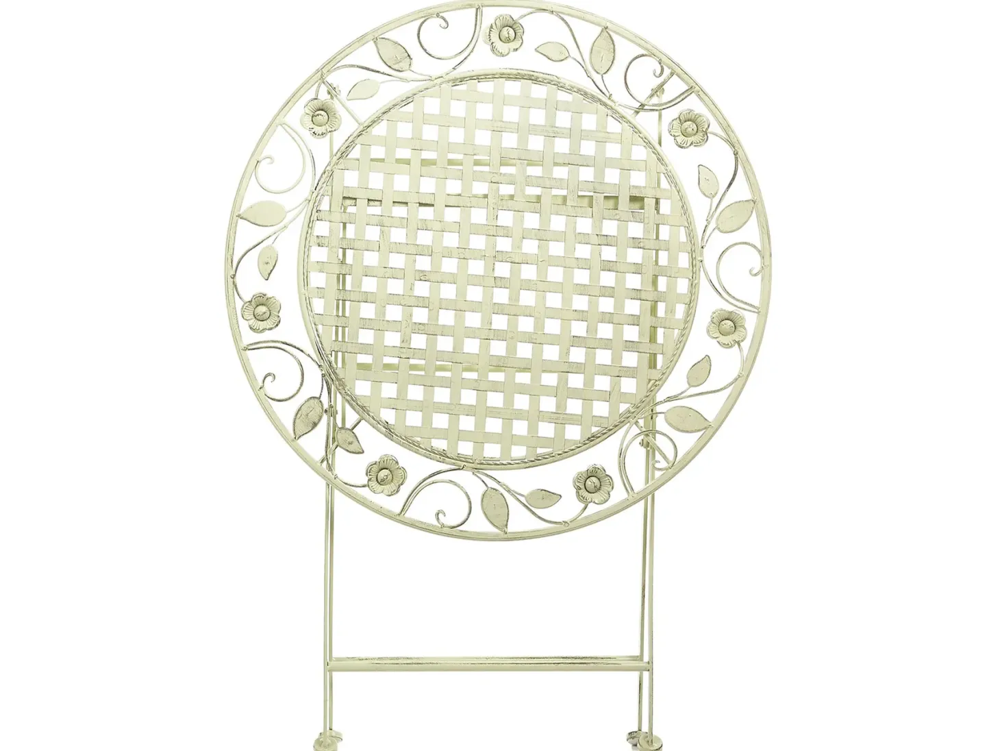 Stolik bistro BIVIO 70 cm 70 cm Metal Jasnozielony