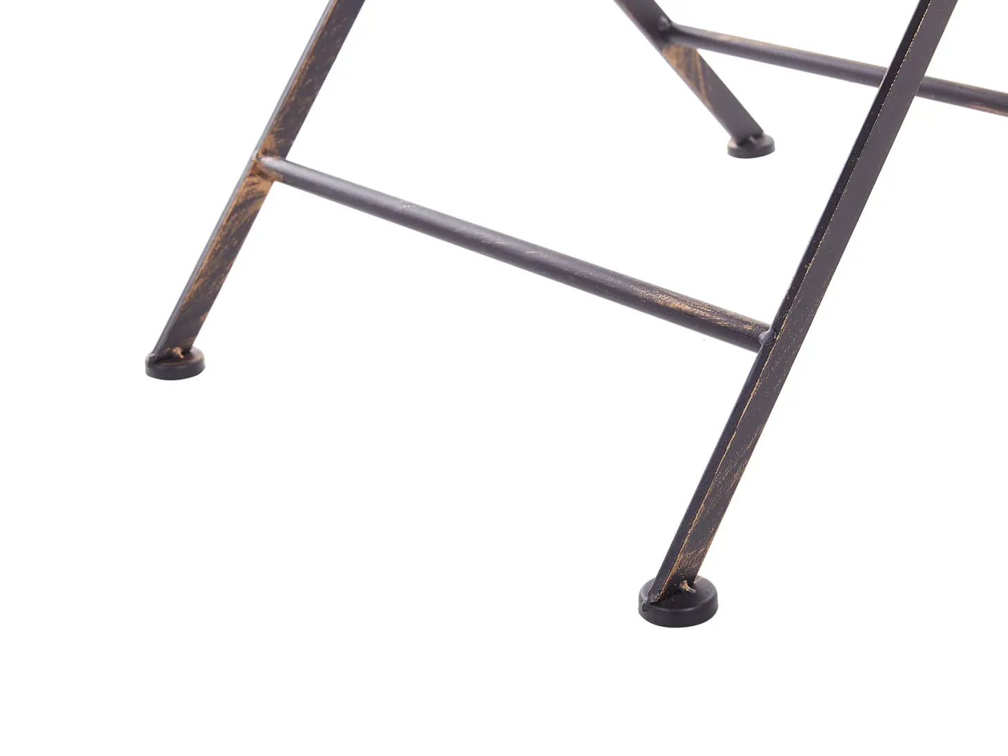 Stolik bistro BORMIO 70 cm 70 cm Metal Czarny