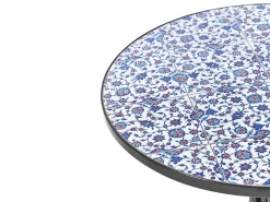 Stolik bistro CAMPRENA 60 cm 60 cm Metal Czarny
