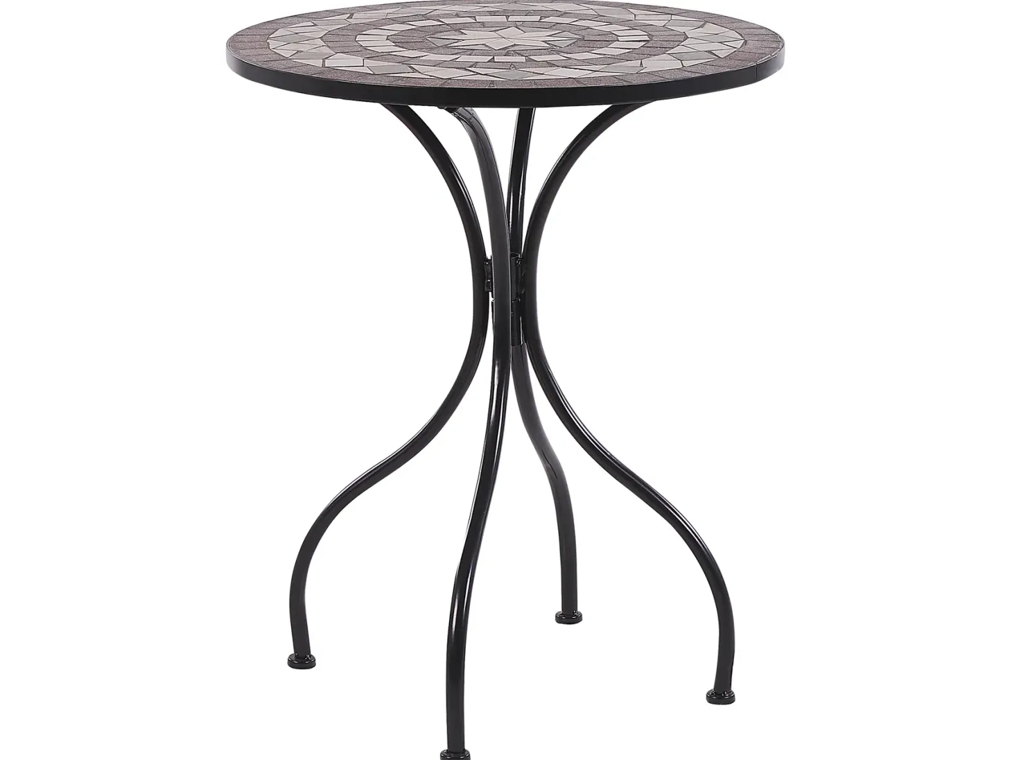 Stolik bistro CARIATI 60 cm 60 cm Czarny