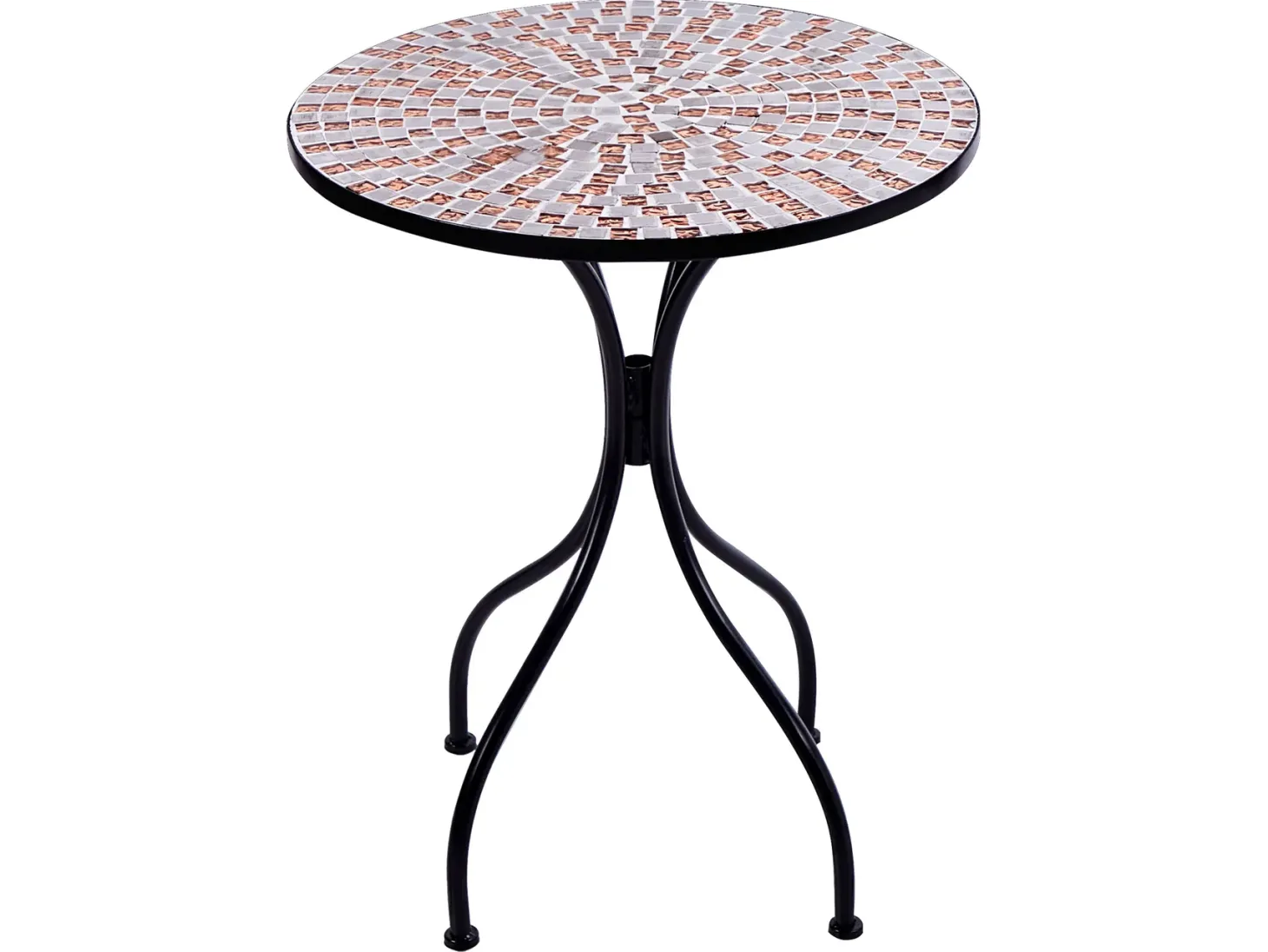 Stolik bistro CARPINO 60 cm 60 cm Czarny