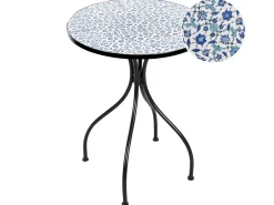 Stolik bistro CHAPECO 60 cm 60 cm Metal Czarny