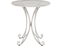 Stolik bistro CILENTO 71 cm 71 cm Metal Szary