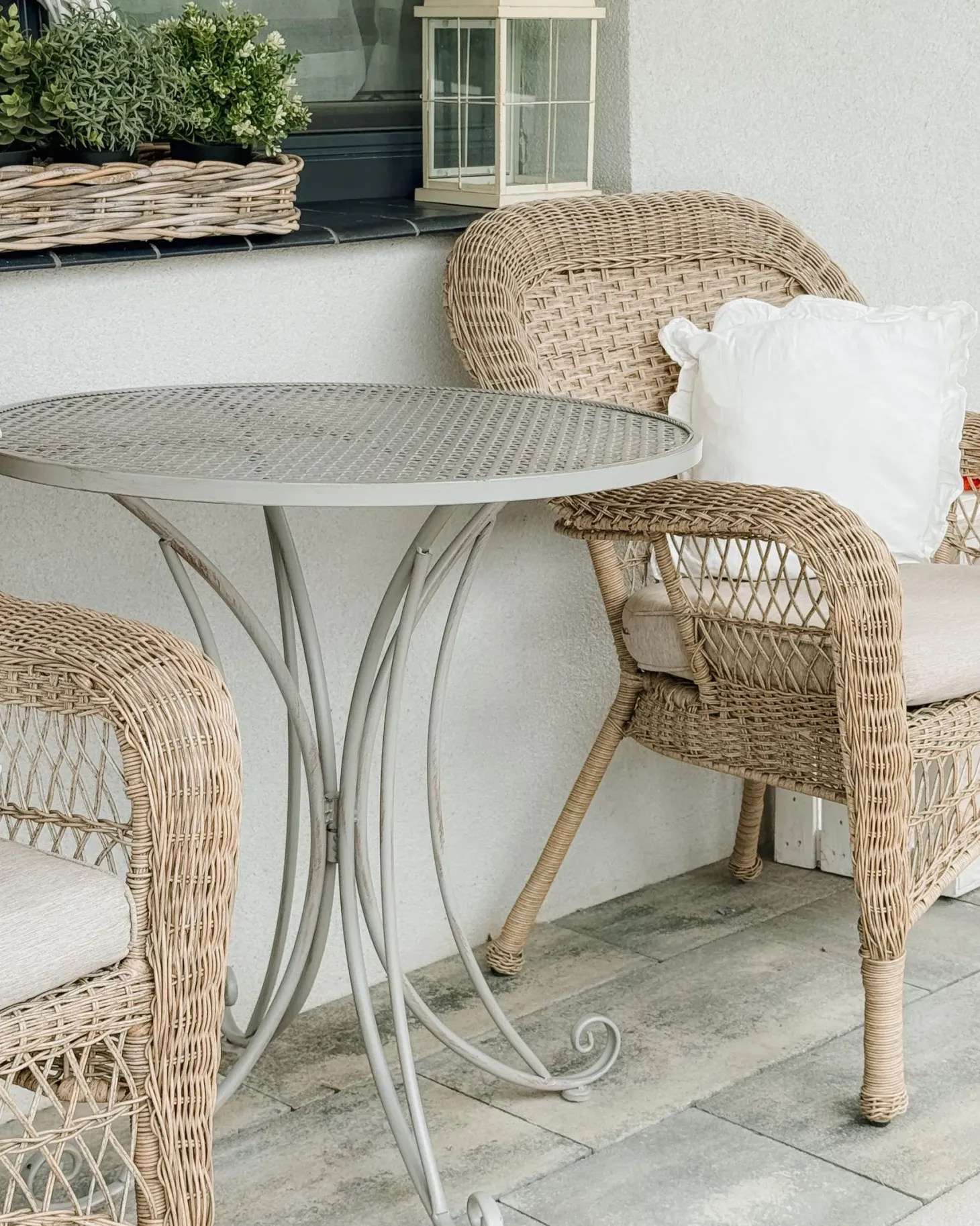 Stolik bistro CILENTO 71 cm 71 cm Metal Szary