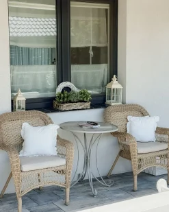 Stolik bistro CILENTO 71 cm 71 cm Metal Szary