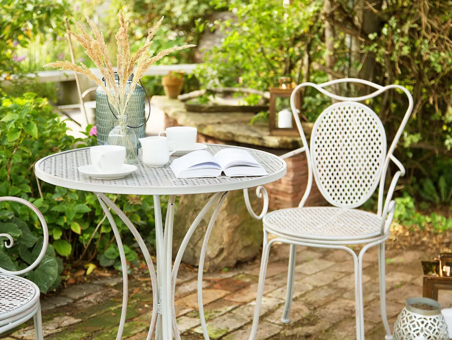 Stolik bistro CILENTO 71 cm 71 cm Metal Szary