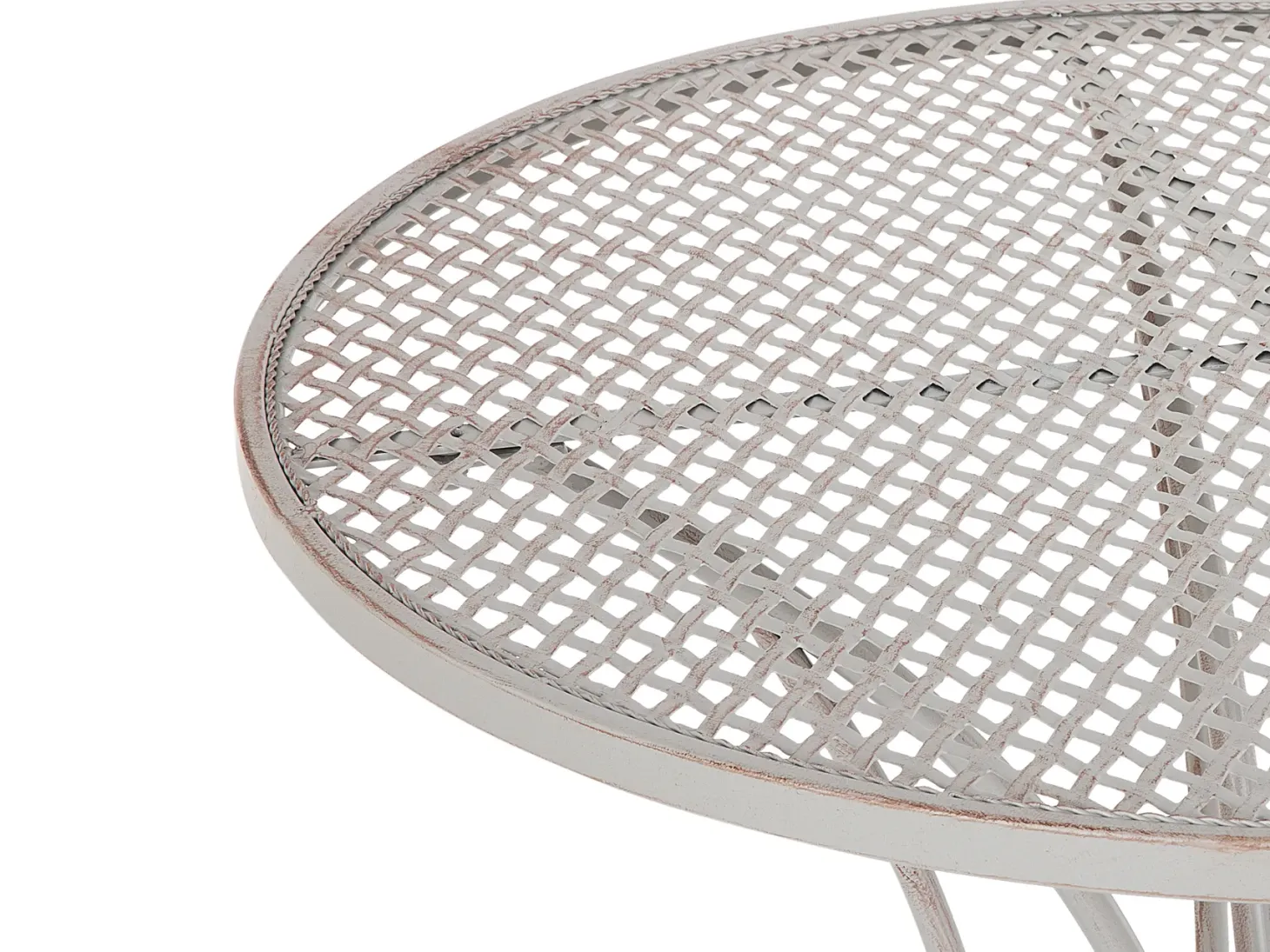 Stolik bistro CILENTO 71 cm 71 cm Metal Szary