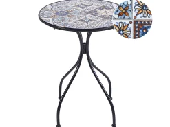 Stolik bistro CIVITA 60 cm 60 cm Metal Czarny