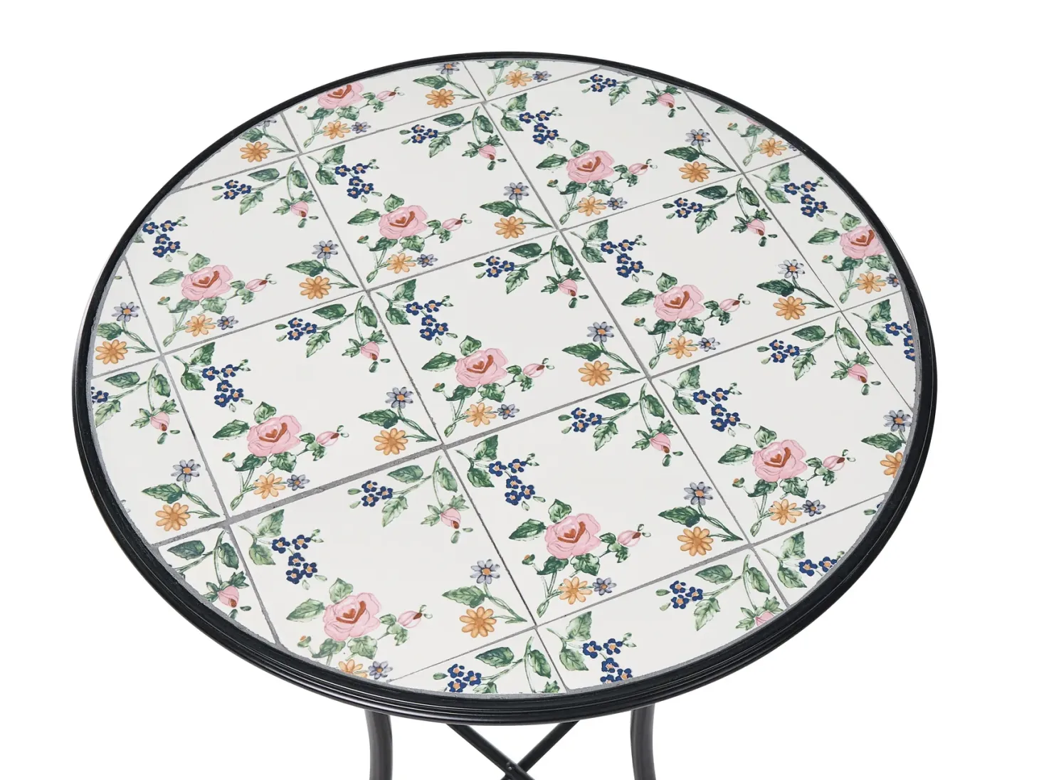Stolik bistro COLLIO 60 cm 60 cm Metal Czarny