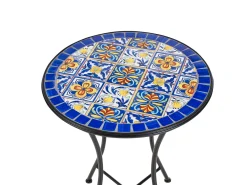 Stolik bistro CORIANO 60 cm 60 cm Metal Czarny