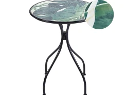 Stolik bistro COZZANA 60 cm 60 cm Metal Czarny