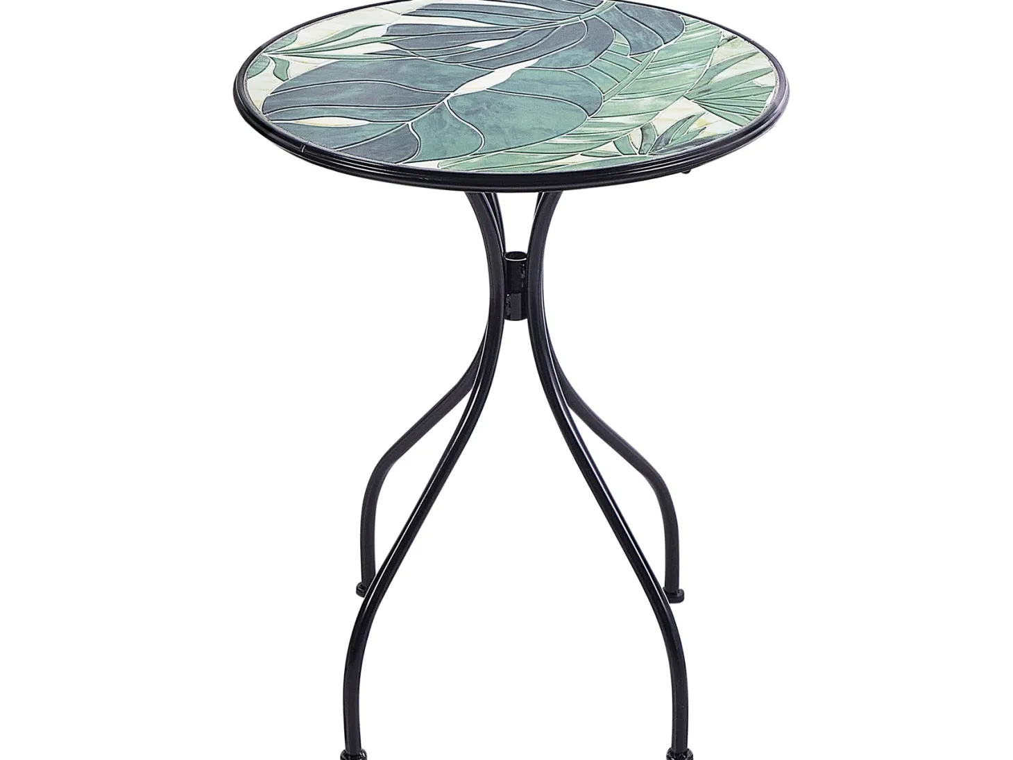 Stolik bistro COZZANA 60 cm 60 cm Metal Czarny