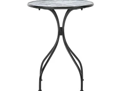 Stolik bistro COZZANA 60 cm 60 cm Metal Czarny