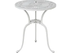 Stolik bistro DASCIO 61 cm 61 cm Metal Złamana biel