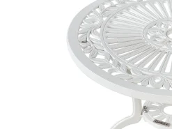 Stolik bistro DASCIO 61 cm 61 cm Metal Złamana biel