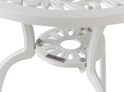 Stolik bistro DASCIO 61 cm 61 cm Metal Złamana biel