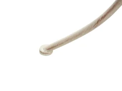 Stolik bistro JUINA 80 cm 36 cm Metal Jasnobeżowy