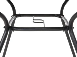 Stolik bistro LIVO 80 cm 80 cm Szkło Czarny