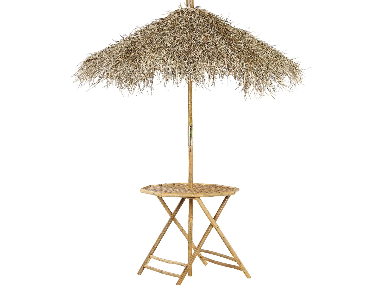 Stolik bistro MOLISE 85 cm 85 cm Bambus Jasnobrązowy