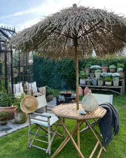 Stolik bistro MOLISE 85 cm 85 cm Bambus Jasnobrązowy