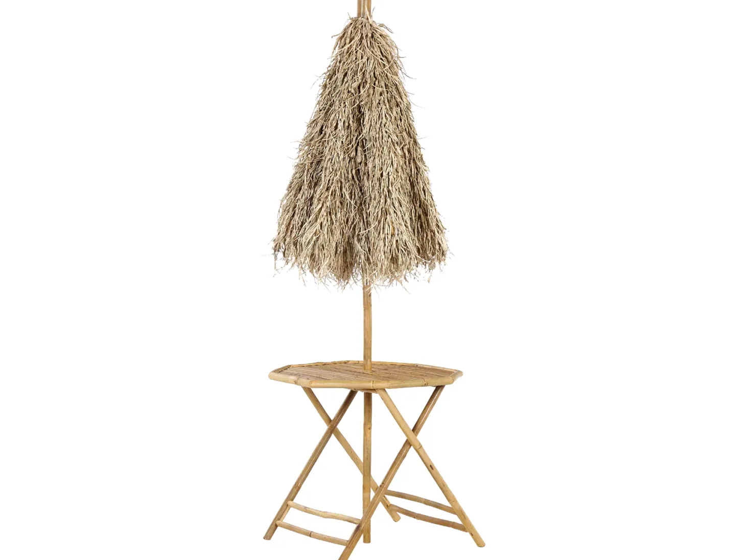 Stolik bistro MOLISE 85 cm 85 cm Bambus Jasnobrązowy