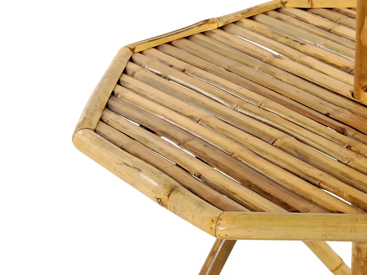 Stolik bistro MOLISE 85 cm 85 cm Bambus Jasnobrązowy