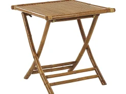 Stolik bistro MOLISE 70 cm 70 cm Bambus Brązowy