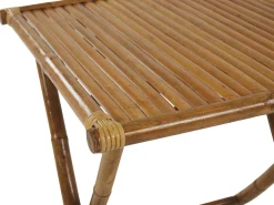 Stolik bistro MOLISE 70 cm 70 cm Bambus Brązowy