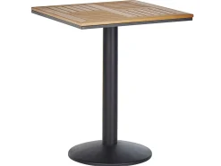 Stolik bistro PALMI 60 cm 60 cm Imitacja drewna Brązowy