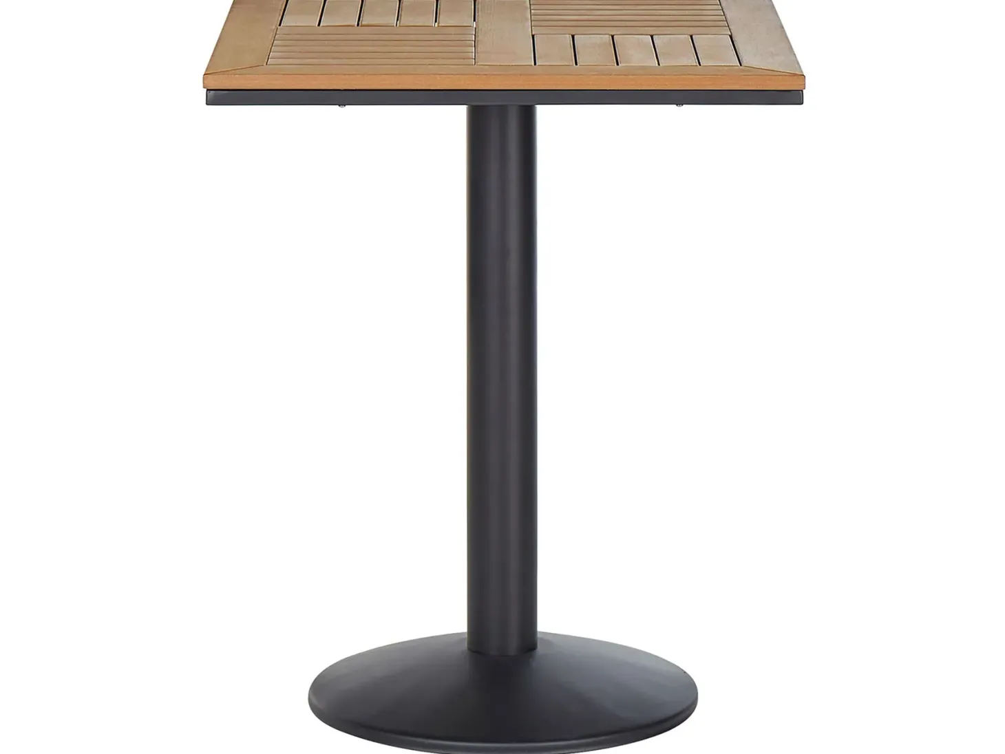 Stolik bistro PALMI 60 cm 60 cm Imitacja drewna Brązowy