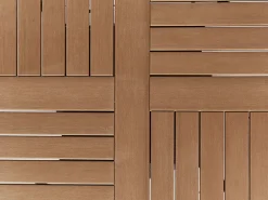 Stolik bistro PALMI 60 cm 60 cm Imitacja drewna Brązowy