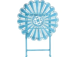 Stolik bistro PAVIA 71 cm 71 cm Metal Niebieski