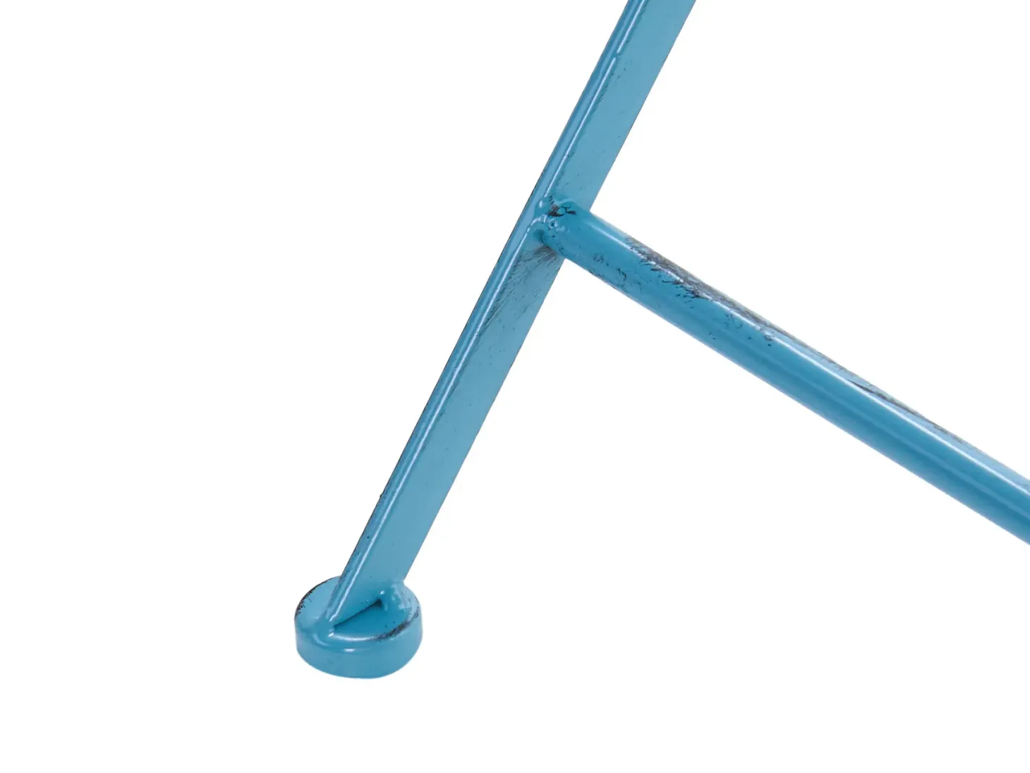 Stolik bistro PAVIA 71 cm 71 cm Metal Niebieski