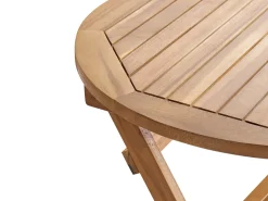 Stolik bistro PROSSEDI 60 cm 60 cm Drewno akacjowe Brązowy