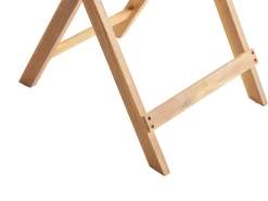 Stolik bistro PROSSEDI 60 cm 60 cm Drewno akacjowe Brązowy